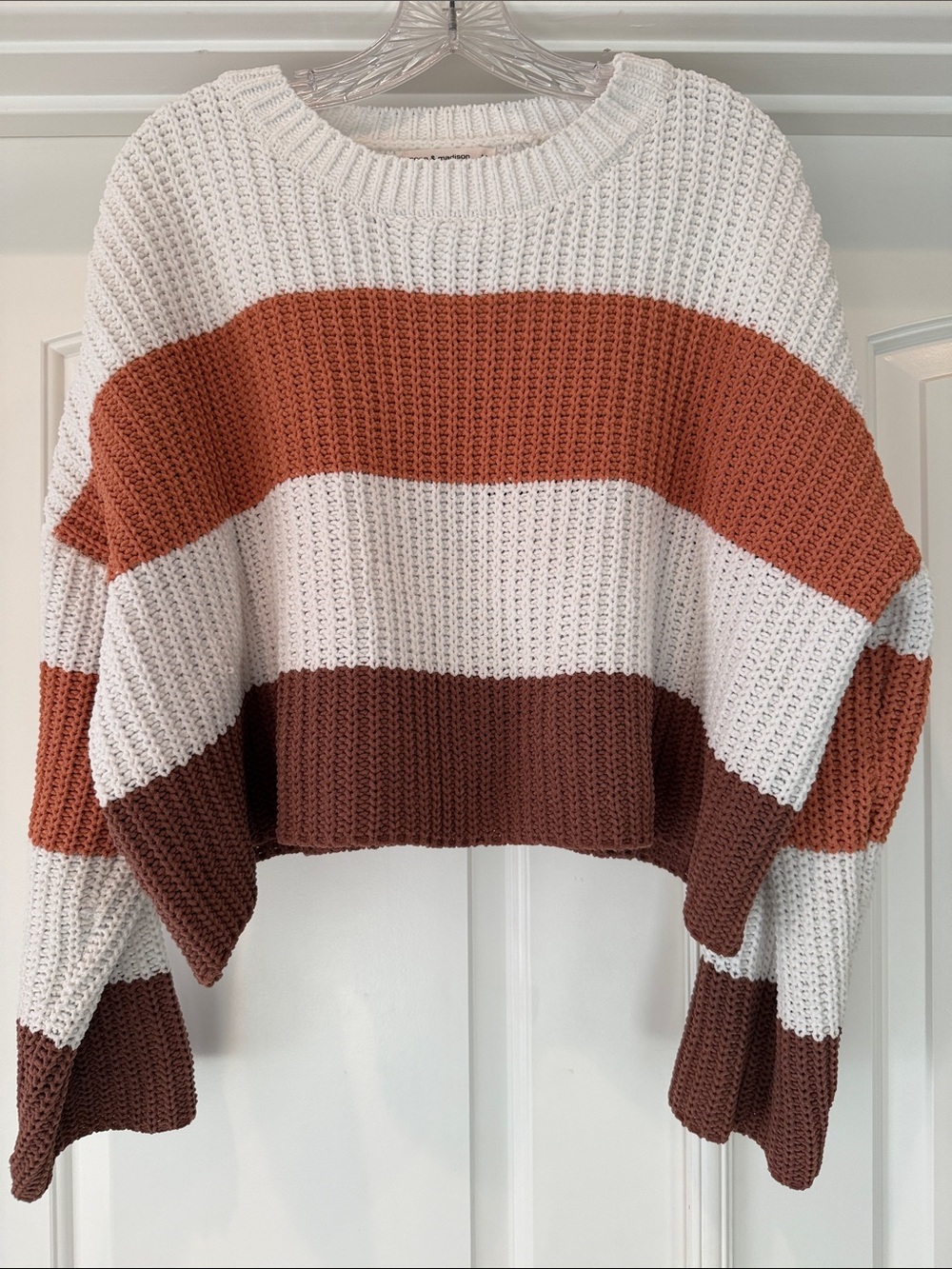 Cropped Knit Sweater